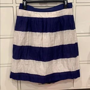 Loft striped skirt